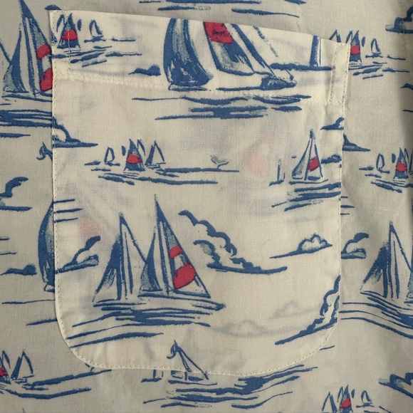 Vineyard vines men’s classic fit printed Murray shirt short sleeve size S - Picture 9 of 12